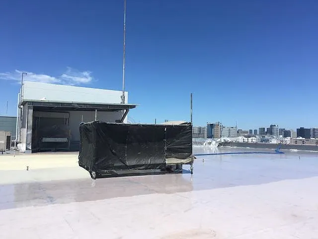 ポリウレア施工現場(株式会社 吉田技工 自社実績)